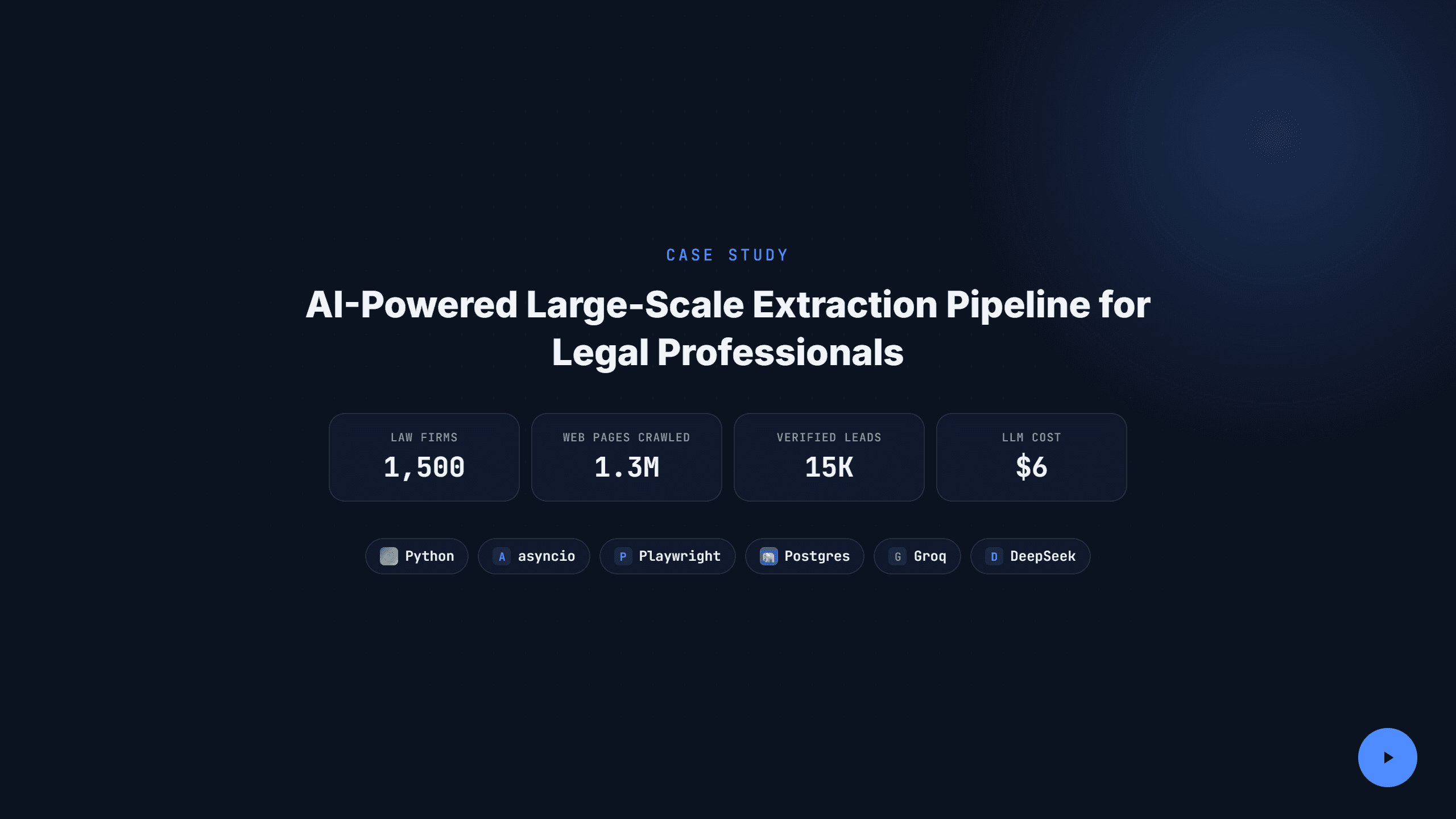 AI-Powered Large-Scale Extraction Pipeline for Legal Professionals